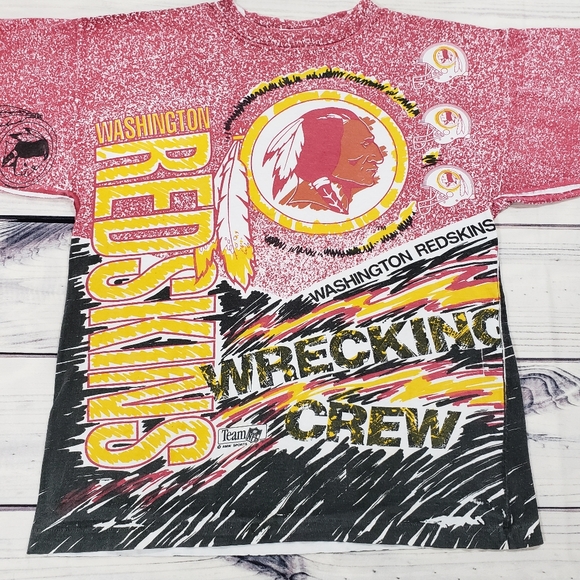 Vintage Washington Redskins Wrecking Crew T-shirt - Picture 3 of 6